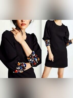 Veronica Beard jeweled cuff dress